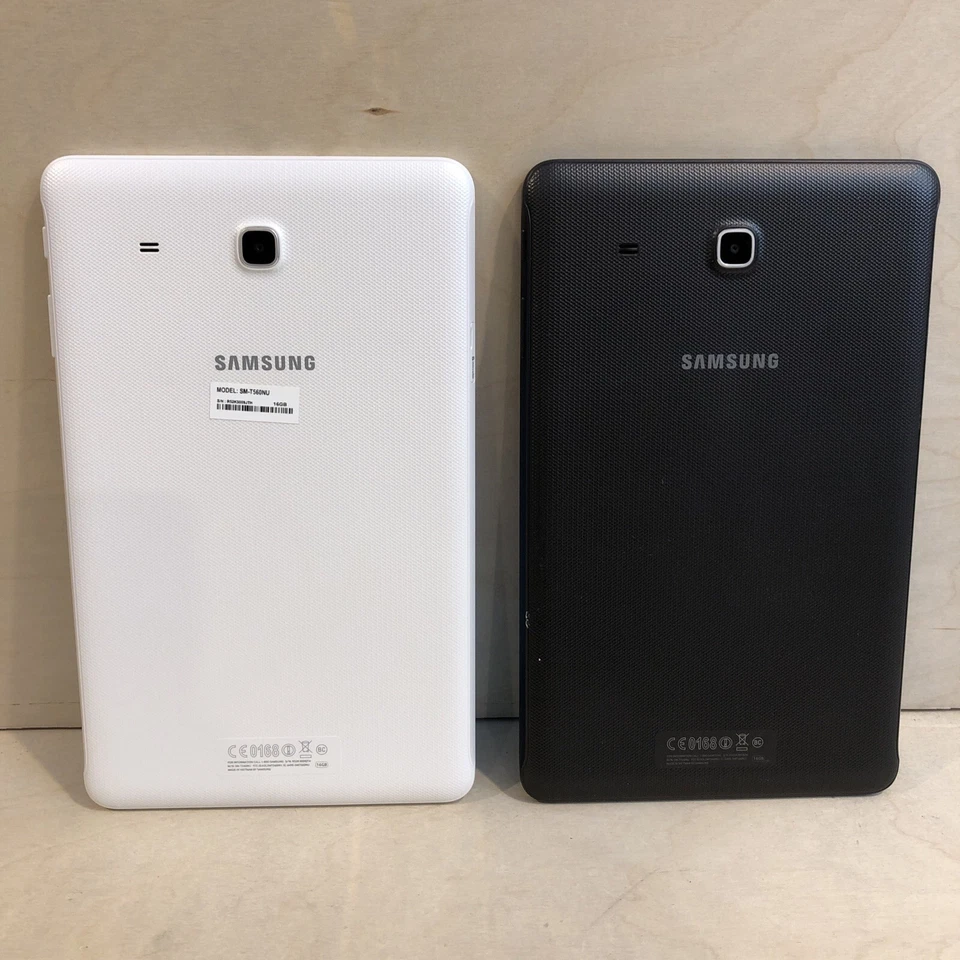 Lot 2X Samsung Galaxy Tab E 9.6in 16GB WiFi Android Tablet SM-T560 - Image 2 of 4