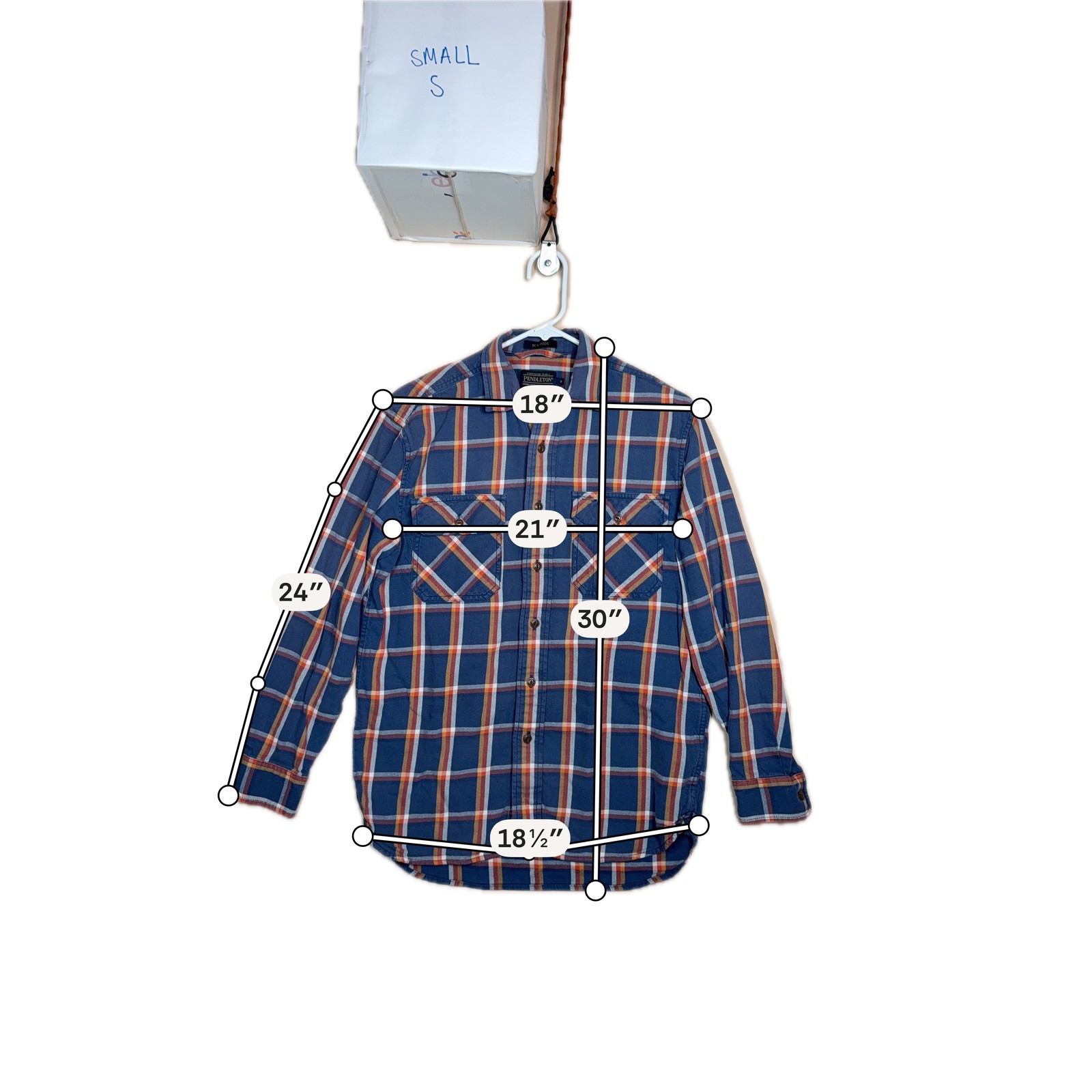 Pendleton Burnside Heavy Flannel Button Up Shirt … - image 3