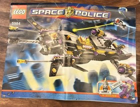 LEGO 5984 Space Police Lunar Limo - 100% Complete, Minifigures, and Manual!!