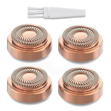 Replacement Heads for Flawless Facial Hair Rose Gold 4 Pack Gen 2