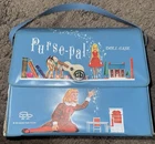 Vintage 1965 Standard Plastic Products PURSE-PAL Barbie Doll Case HTF Rare Blue
