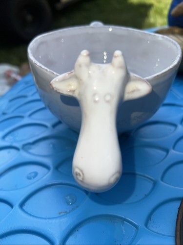 Vietri Cow bowl Made In Italy Glaze Ceramic Cereal Dish! See Pics! - Picture 2 of 7