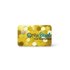 OnlyDads Top Performer Credit Card Sticker Debit Card Skin Cover Yellow
