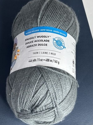 Loops & Threads Snuggly Wiggly Yam Color # 150 Dove Grey 5oz Made In Turkey