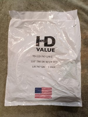 HD Value TD-110-7X7-1/4G Galvanized aircraft cable 110'' TRK DR W/1/4 MET