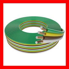 14 Gauge 4 Wire Trailer Wire 25ft 4 Way Single Conductor Bonded Flat Trailer...