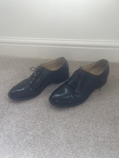 Samuel Windsor Oxford Mens Smart Dress Shoes UK 8.5 Handmade Black