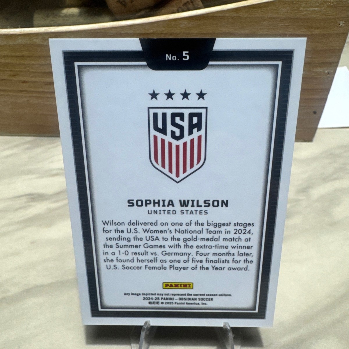 2024-25 Panini Obsidian Black Color Blast Sophia Wilson | eBay