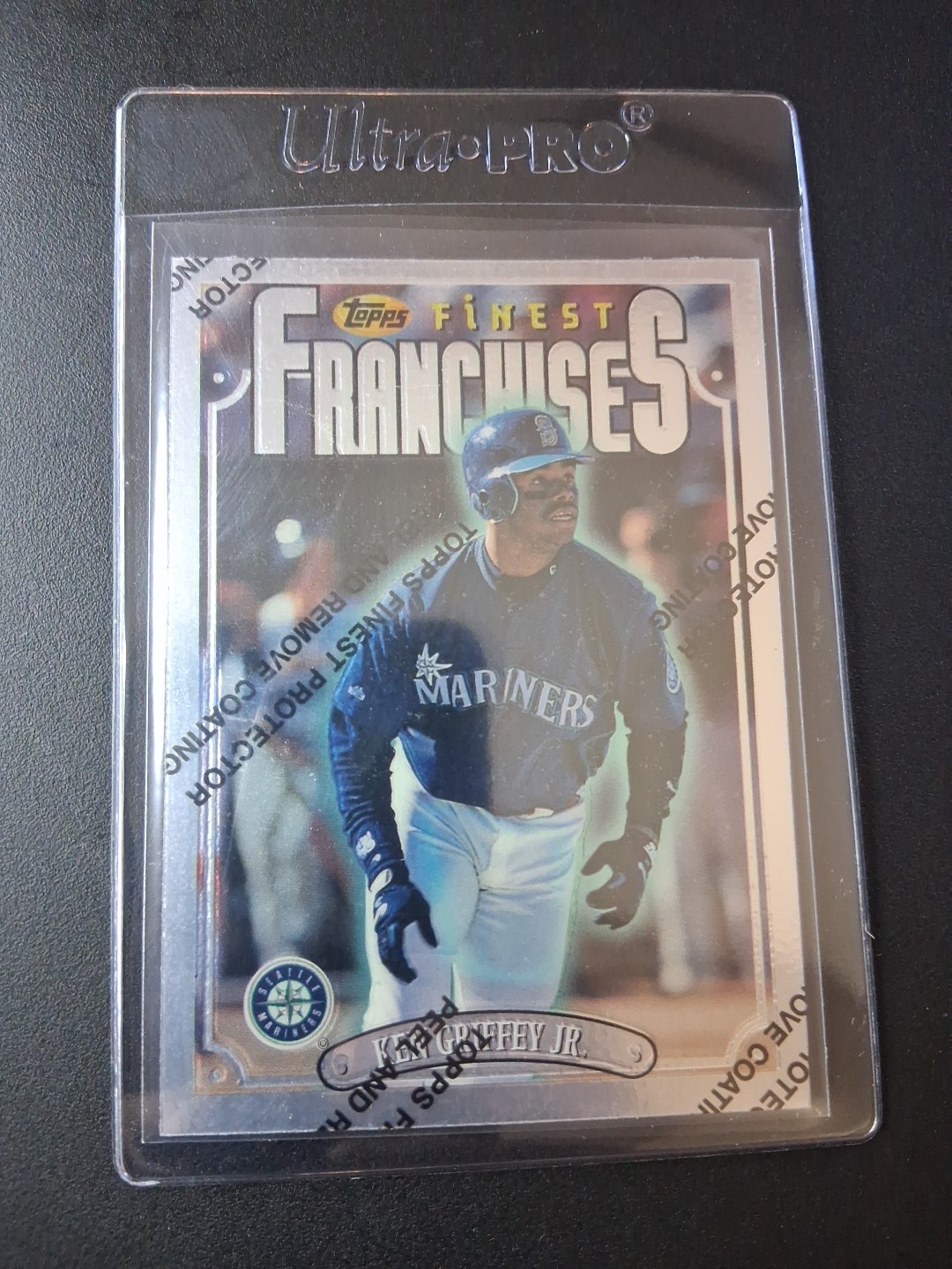 KEN GRIFFEY JR. 1996 TOPPS FINEST #305 FRANCHISES UNCOMMON W/ COAT