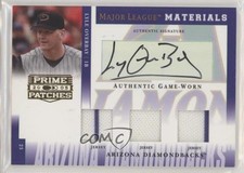 2005 Donruss Prime Patches Triple Swatch Signatures 29/250 Lyle Overbay Auto tr4