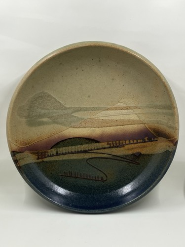 Piatto paesaggio WRP ceramica coniglio selvatico