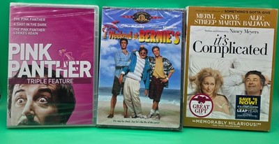 New DVD lot Comedy Movies Pink Panther x 3, Weekend at Bernies, It's Complicated