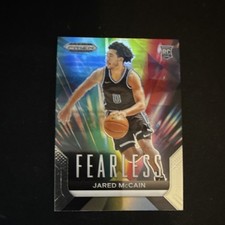 Panini 2024-25 Prizm Fearless Rookie Jared McCain Duke Basketball #8