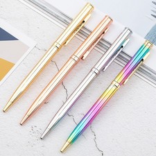 Luxury Metal Ballpoint Signature Ball Point Writing Pen School Office Gift