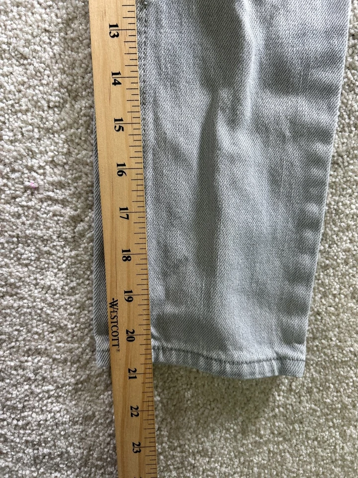 Jeans Calvin Klein Unisex Niños Gris Claro Talla 7 Cintura Ajustable Foto 4 de 4
