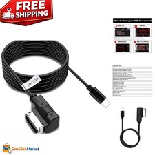 Audi-Compatible AMI Music Interface Cable - Lightweight 3.3FT for iPhone Audio