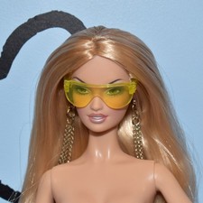 Barbie Solid Yellow Sunglasses Shades Sun Glasses Fashion Accessory