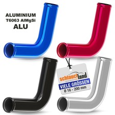 90° ALUBOGEN ROHRBOGEN Alu Rohr Adapter Sili...