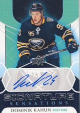 2020-21 Upper Deck - Signature Sensations Series 1 Dominik Kahun #SS-DK