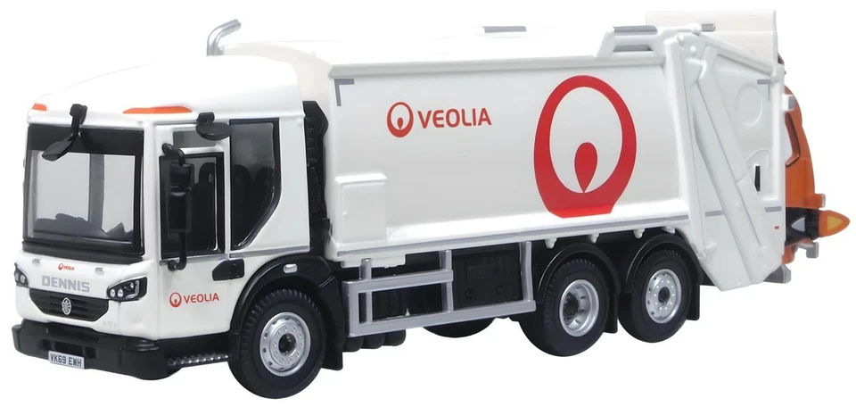 Oxford Diecast Dennis Eagle Olympus Refuse Truck Veolia 76DE002
