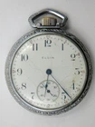Vintage Elgin Grade 313 Model 7 15j Hand Wind Pocket Watch