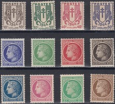 FRANCE 1945-47 Yvert 670/681 Neuf ** (ref#24206)