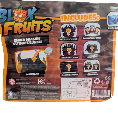 Blox Fruits Series 3 EMBER DRAGON Ultimate Bundle Light-Up Storage