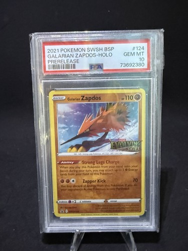 Galarian Zapdos graded PSA 10 for sale on eBay