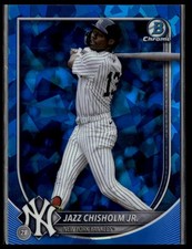 2025 Bowman Chrome Sapphire Jazz Chisholm Jr #34 New York Yankees