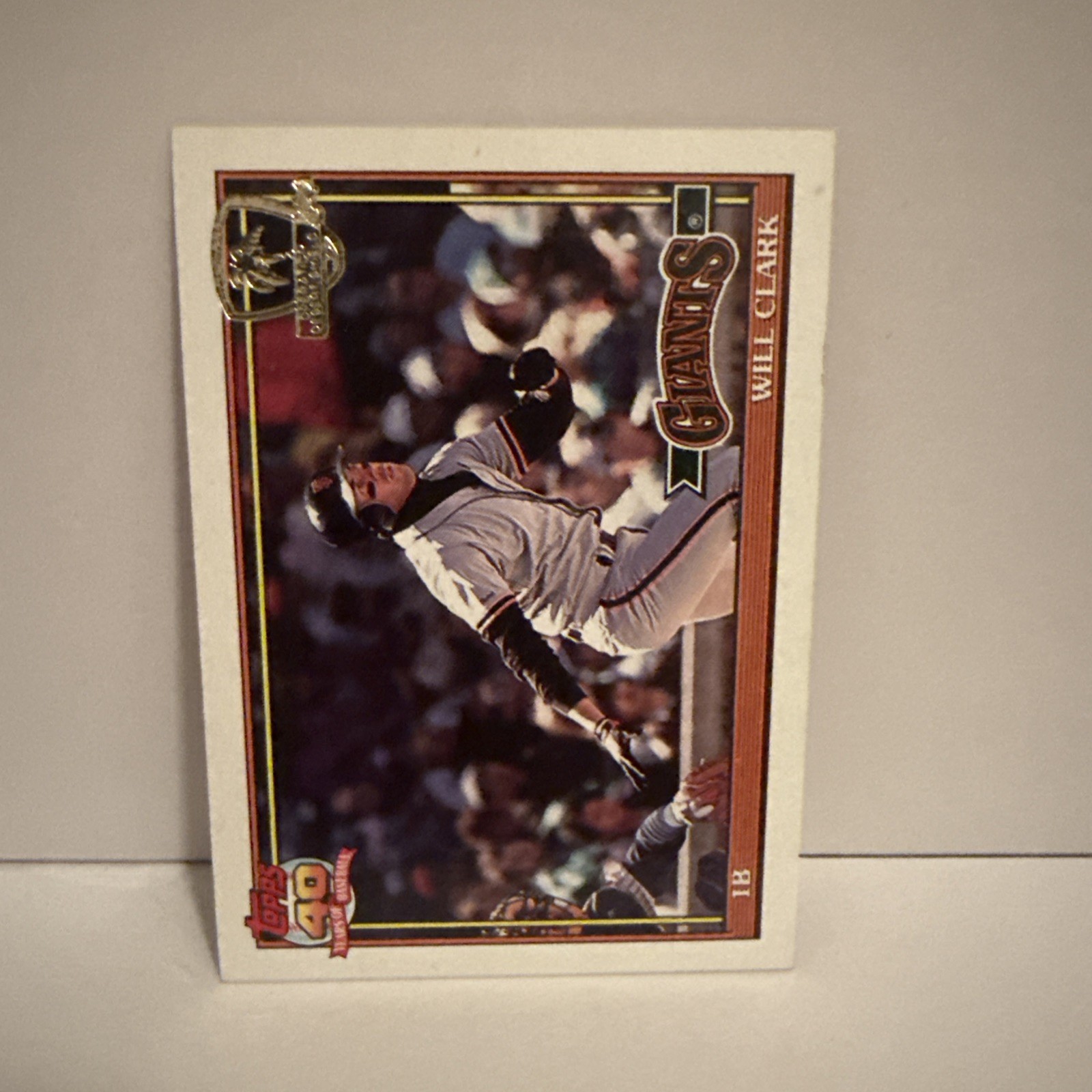 1991 Topps - Will Clark #500 Operation Desert Shield