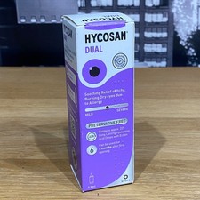 Hycosan Dual Eye Drops Preservative-Free Lubricating Allergy 7.5ml Original
