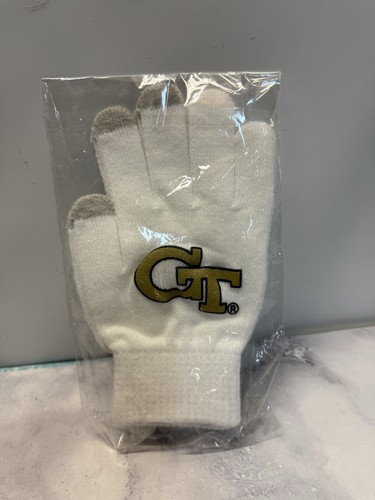 Guantes para mujer Georgia Tech blancos nuevos - Imagen 2 de 2