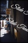 New Zealand Auckland Street Scene Sign Woman 35mm Slide 1950s Kodachrome — photo 1