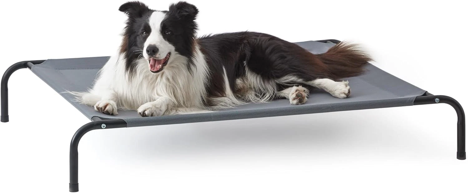 Elevated Cooling Dog Bed Large Dogs Portable Indoor & Outdoor Raised Pet Dog Cat