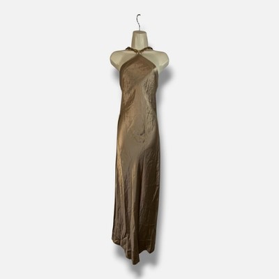 staud cadence halter maxi dress Staud Cadence Dress Dune