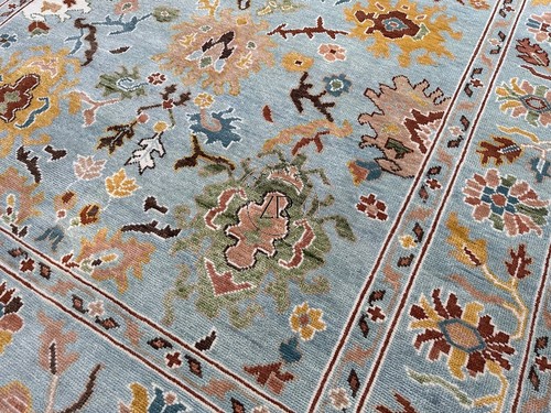 Türkischer Oushak Teppich in 3x5 3x9 4x6 4x8 6x9 8x10 9x12 10x14 Moderner Oushak Teppich. - Bild 2 von 9