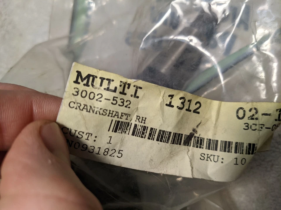 Vintage Arctic Cat Snowmobile NOS Crankshaft Half 3002-532 '78 - '90 - Image 3 of 4