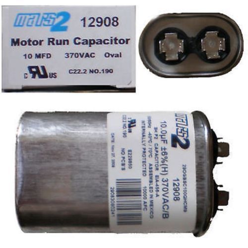 Condensador Mars 10 uf MFD 370V 12908 oferta gratuita de condensador - Imagen 1 de 1