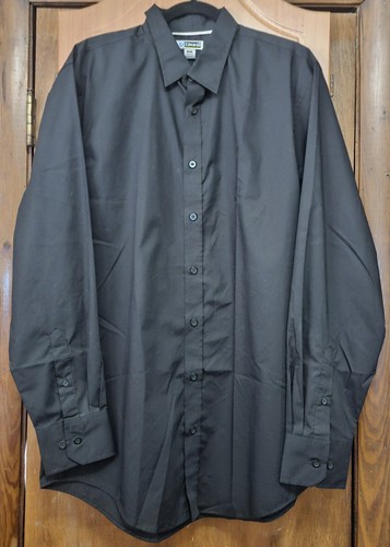 Mens Edwards Tuff Tested Deep Gray Classic Button Up Size LT Dress Shirt - Picture 4 of 12