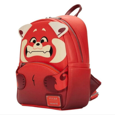Turning Red Panda Mei Faux PU Leather Mini Backpack RuckSack Kids Birthday Gifts