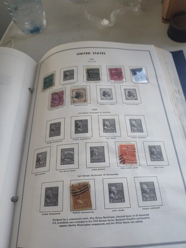 HE Harris USA Liberty Briefmarkenalbum 1963 mit über 250 Briefmarken - Bild 9 von 12