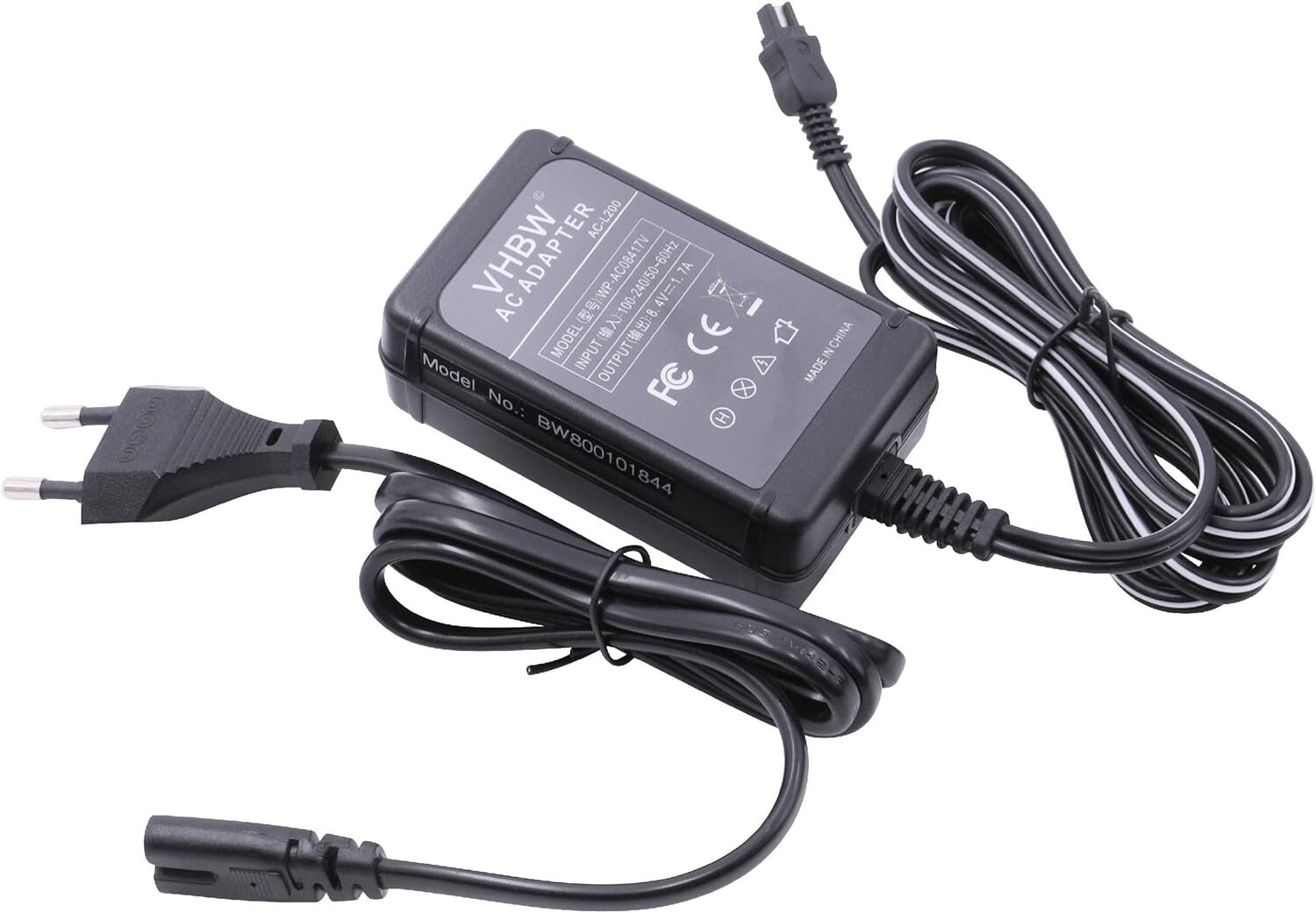 Alimentation stable 8.4V pour Sony caméscope DCR-DVD115E anti-surchauffe et court-circuit