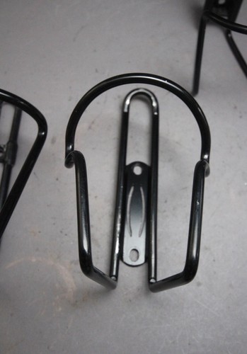 4x Bottle Cage / Alloy / Black / 218g / Zefal Tacx No Name / Italy - Picture 4 of 11