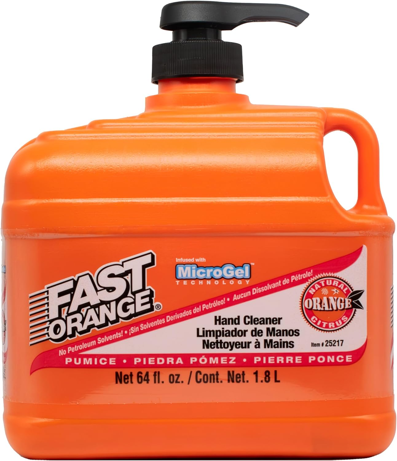 Fast Orange Permatex 25217 Heavy Duty Pumice Hand Cleaner with Natural Citrus