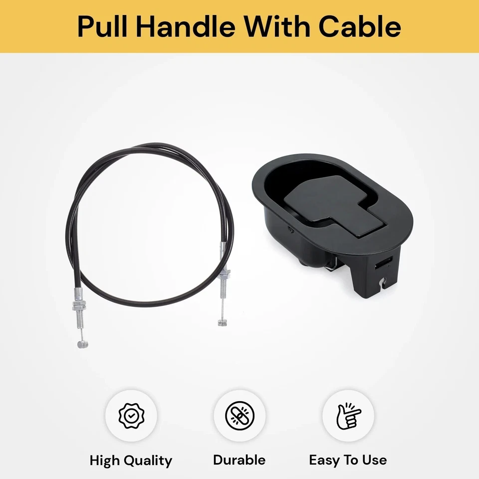 Sofa Recliner Release Pull Handle Replacement Universal Chair Couch Cable Lever - Image 3 of 4