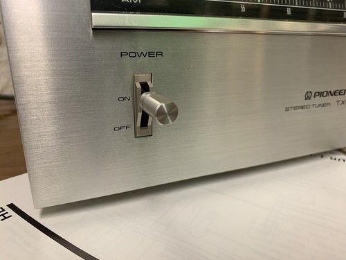 Sintonizzatore *Pioneer TX-608 AM/FM vintage, completo di manuale originale - Foto 9 di 12