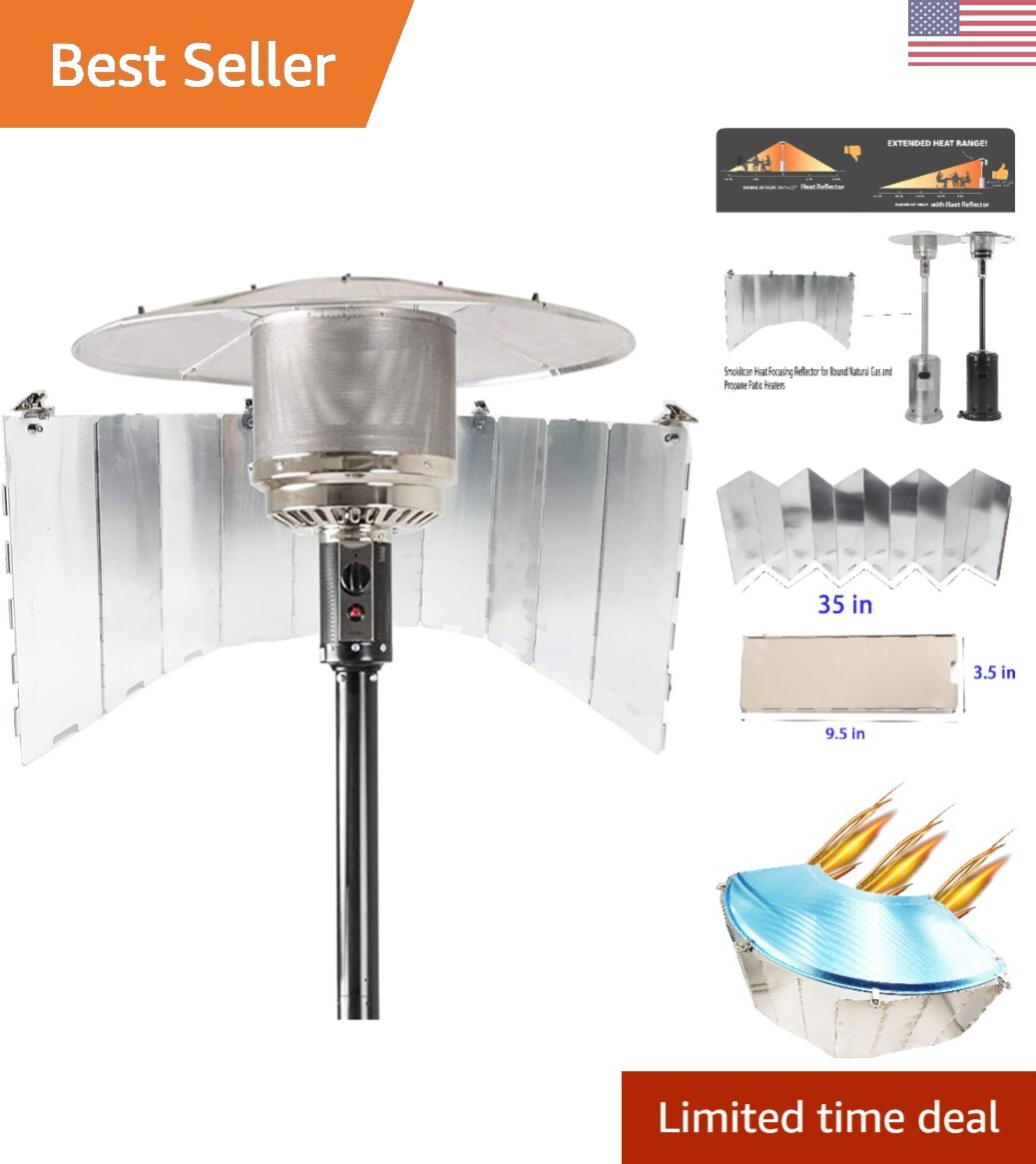 Efficient Gas Heater Reflector - Multipurpose Solution for Patio Comfort