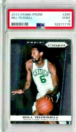 2013 Panini Prizm Bill Russell PSA 9