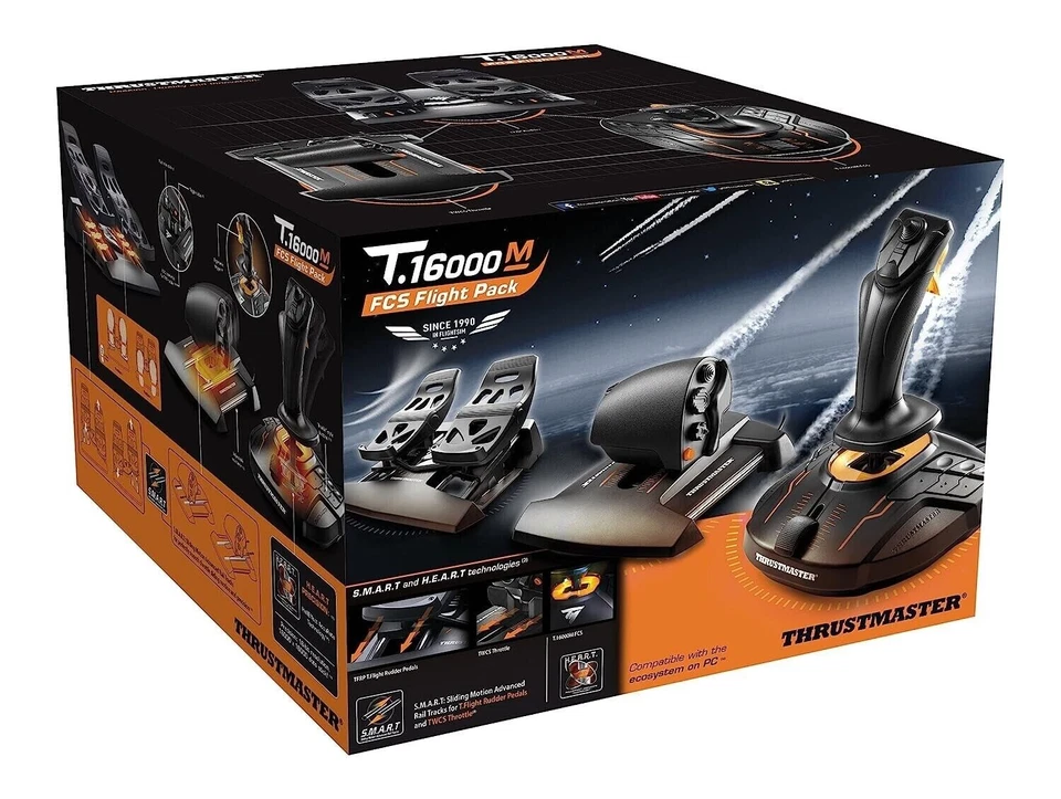 Thrustmaster Flight Pack T.16000M FCS con 30 botones de acción Foto 2 de 4