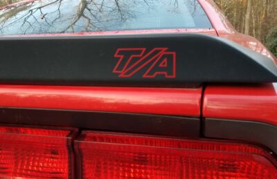 DECAL FOR HEMI T/A OUTLINE * DODGE CHALLENGER  08-19 SPOILER DECAL MOPAR HELLCAT